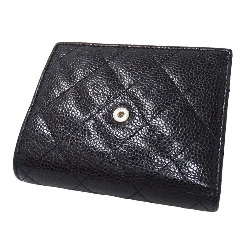 CHANEL Authentic Black Caviar Leather Wallet - Picture 11 of 15